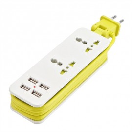 Portable Charging Ports USB Travel Household Power Strip Electrical Socket