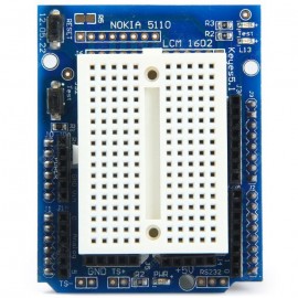 ProtoShield Prototyping Expansion Board with Mini Breadboard for Building Circuit Prototype