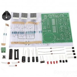 ZnDiy - BRY AT89C2051 6 Digital LED Electronic Clock Kit ( DC 6 - 12V ) for DIY