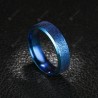 Romantic Dreamlike Jewelry Scrub Ring Titanium Steel Rings for Men and Women