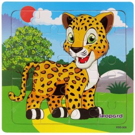 Wooden Forest Animal Jigsaw Puzzle