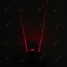 Portable Riding LED Beam Tail Rear Lamp Laser Outdoor Tool