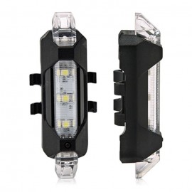 Water Resistant USB Rechargeable LED Bike Tail Light