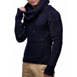 Thicker Turtleneck Christmas Sweater Coat for Men