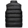 Zipper Pocket Embroidery Quilted Vest