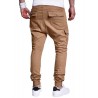 Solid Color Pleated Harem Casual Pants for Men