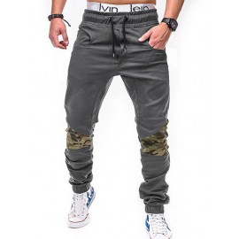 WSGYJ 1600 - 7441 Camouflage Stitching Casual Pants