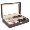 Watch Storage Box PU Leather Glasses Case Sunglasses Sunglasses Gift Box Jewelry Display Box