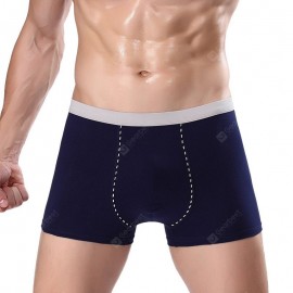Soft 4 PcsCotton Solid Men Underwear Shorts Cotton Men Underpants Underwear Boxers