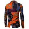 Stylish Ethnic Style Print Men Coat Suit Blazer