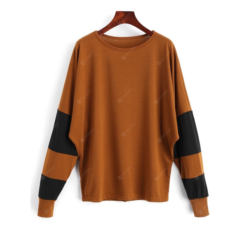 Two Tone Batwing Top