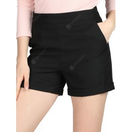 SBETRO Women Work Shorts Officewear with Zipper Pockets Ladies Fashion Casual