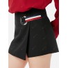 Women Mini Shorts Black Pantskirt