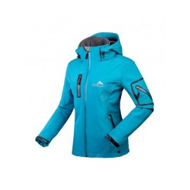 Outdoor Windproof Waterproof Female Hooded Jacket