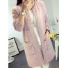 Woman Sweater Long Sleeve Knitted Cardigan