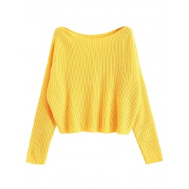 One Shoulder Oversized Pullover Sweater