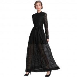 Women'S Elegant Retro Large Pendulum Lace Dress