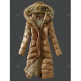 SYWT 0102 Women Down Jacket Parka with Hooded Fur Collar