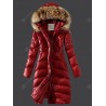 SYWT 0102 Women Down Jacket Parka with Hooded Fur Collar