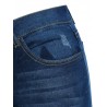 Raw Edge Ninth Destroyed Jeans