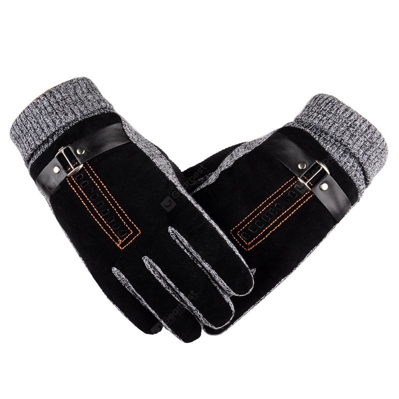 Winter Thickening Warm Men's Gloves