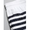 Striped Swimming Board Shorts