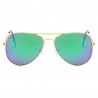 Unisex Women Men Vintage Sunglasses Fashion Aviator Mirror Lens Glasses