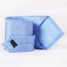 Stylish Slender Stripe Pattern 8.5CM Width Blue Tie For Men