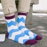 One Set Wave Pattern Casual Jacquard Socks