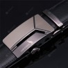 SAN VITALE Luxury Design Black Adjustable Buckle Men Belt