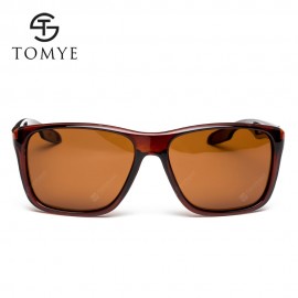 TOMYE P6023 2018 New PC Square Frame Driver Polarized Sunglasses
