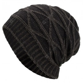Plus Velvet Dual-use Triangle Pullover Knitted Wool Cap