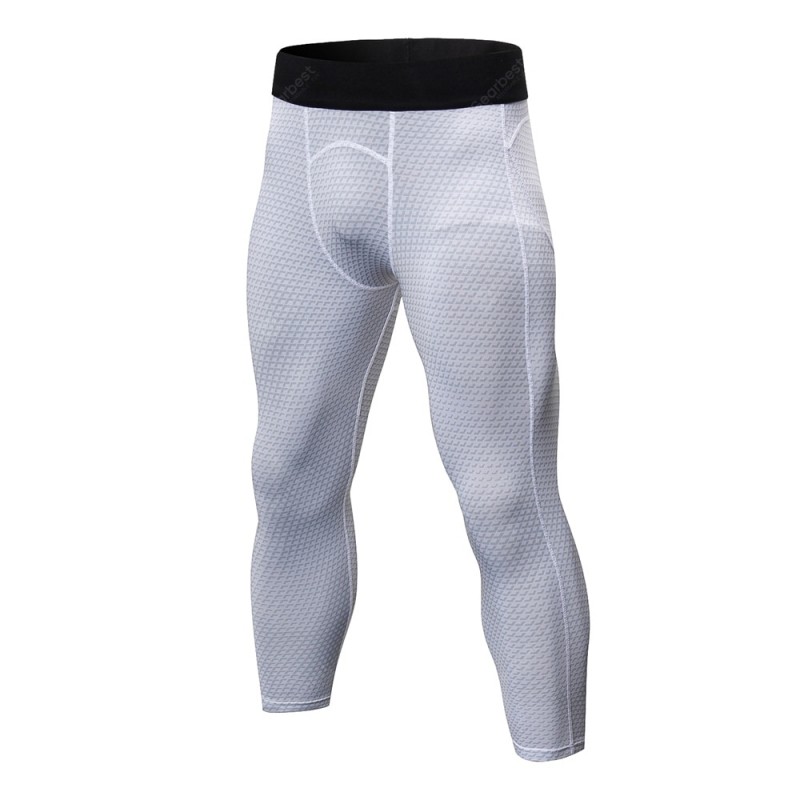 Printing Running Fitness Quick-drying Stretch Tight Pants