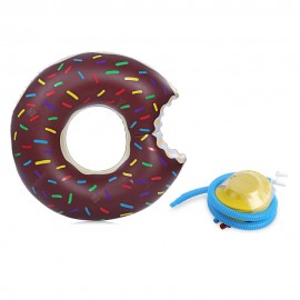Pool Inflatable Gigantic Doughnut Floating Row with Pump