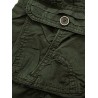 Zip Fly Cargo Shorts with Pockets