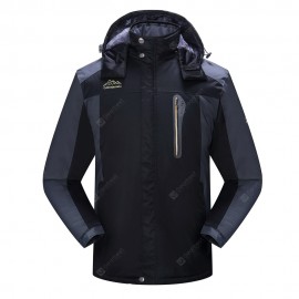 Winter Men's Outdoor Windproof Plus  Large Size Warm Jacket