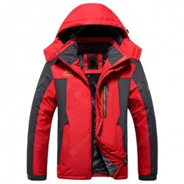 Plus Size Men's Snow Windproof Waterproof Ski Winter Mountain Fleece Jacket