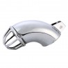 RYCB - 001 45MM Lockable Penis Cage Stainless Steel Chastity Blet Cork Ring for Men