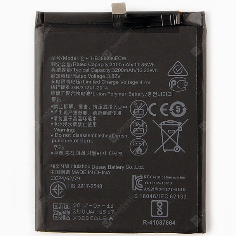 Original Battery for HUAWEI P10 3.82V 3100MAH