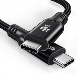TIEGEM 5A USB 3.1 Type C Male To Type-C Fast Charging Cable
