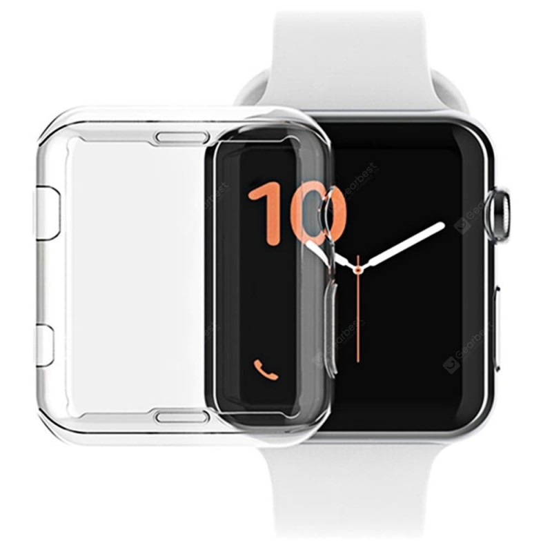 Soft Protective Ultra Thin Clear TPU Case for Apple Watch Series 4