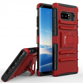 TIEGEM Phone Case for Samsung Note 8 Silicone Back Cover with Kickstand