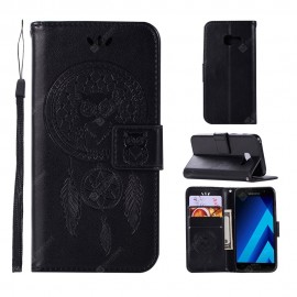 Owl Campanula Fashion Wallet Cover For Samsung Galaxy A5 2017 A520 Phone Bag With Stand PU Extravagant Flip Leather Case