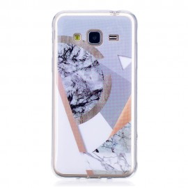 Ultra Thin Mosaic Fashion Marble Soft TPU Case for Samsung Galaxy J3/J3 2016