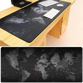 World Map Mouse Pad Oversized Non-slip Desktop Keyboard Mat
