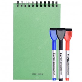 Reusable Dry-Erase Whiteboard Notebook Pen 4PCS