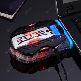 Vacuum USB Laptop Cooler LED Screen Air Extracting Exhaust Cooling Fans