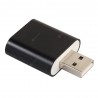 USB 7.1 Independent 3D Sound Card Adapters 3.5mm Audio