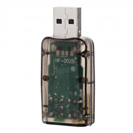 USB 5.1 Independent Analog 3D Sound Card Adapters 3.5mm Audio