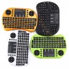 Rii i8+ Multi-function Mini 2.4GHz Wireless Touchpad Keyboard with Built-in Battery for HTPC